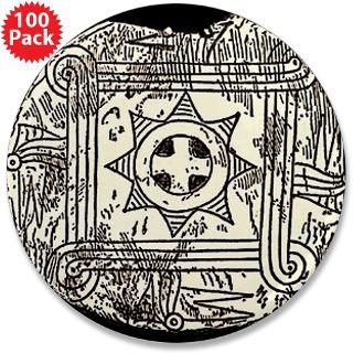Ancient Cherokee Gorget 2.25 Button (100 pack)