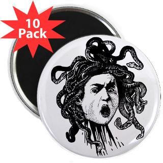 Greek Gorgon Medusa 2.25 Button (100 pack)