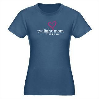 Proud Twilight Mom Organic Womens Fitted T Shirt