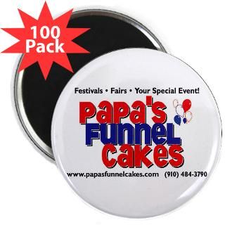 Papas Funnel Cakes 2.25 Magnet (100 pack)