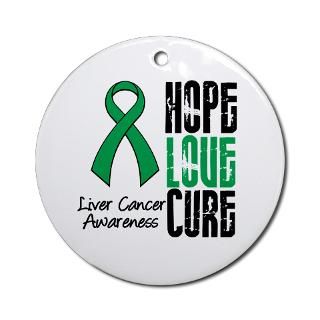 Hope Love Cure Liver Cancer Shirts & Gifts  Shirts 4 Cancer Awareness