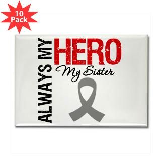 Always My Hero Sister Brain Cancer Shirts & Gifts : Gifts 4 Awareness