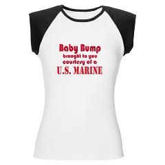 Baby Bump Marine Maternity T Shirt by heroicheart