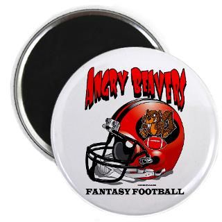FFL Fantasy Football Angry Beavers Helmet