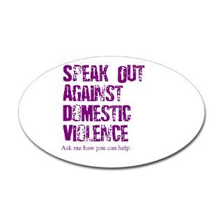Domestic Violence Stickers  Car Bumper Stickers, Decals