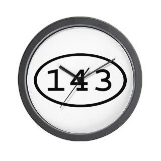 143 Oval Wall Clock for $18.00
