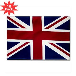 Union Jack Flag Rectangle Magnet (10 pack)