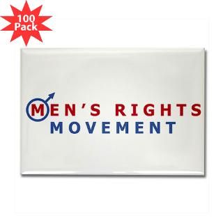 Mens Rights Movement Rectangle Magnet (100 pack)