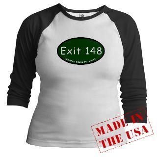 Exit 148   Bloomfield Avenue Euro Stickers  Funny New Jersey T shirts