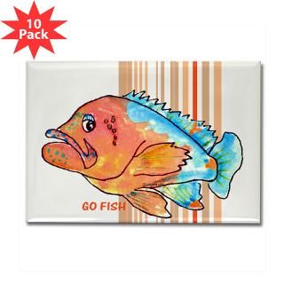 magnet $ 6 99 cartoon fish grouper rectangle magnet 100 pack $ 164 99