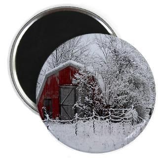 Red Barn In The Snow Ornaments & More  Photograph Gifts Prints