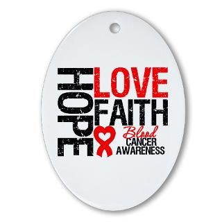 Blood Cancer Hope Love Faith T Shirts & Gifts : Cool Cancer Shirts and