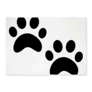 cat paw prints 5 x7 area rug $ 172 00