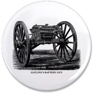 Antique Gatling Gun Engraving : Civil War Era Gatling Gun