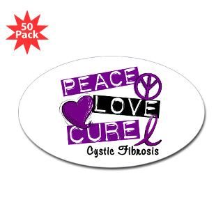 PEACE LOVE CURE Cystic Fibrosis Shirts & Gifts  Awareness Gift