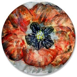 button 100 pac $ 167 99 poppy flower flower art paint 3 5 button 10