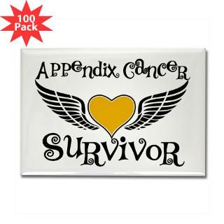 appendix cancer survivor rectangle magnet 100 pac $ 168 99