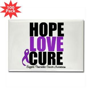 hope pancreatic cancer rectangle magnet 100 pack $ 179 99
