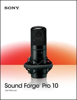 Sound Forge 10 User Manual (380 pages)