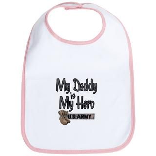 Army Gifts  Army Baby Bibs  My Daddy My Hero