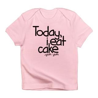 1St Birthday Gifts  1St Birthday T shirts  Today I Eat Cake