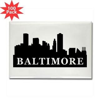 baltimore skyline rectangle magnet 100 pack $ 174 99