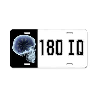 180 IQ Aluminum License Plate