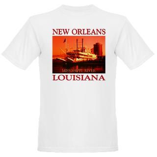 New Orleans   Mississippi River  Shop America Tshirts Apparel