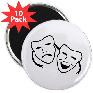 Comedy & Tragedy  Symbols on Stuff T Shirts Stickers Hats and Gifts