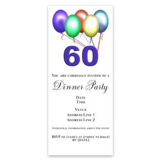 60th Birthday Card Invitations by Admin_CP5365703