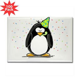 party penguin rectangle magnet 100 pack $ 189 99