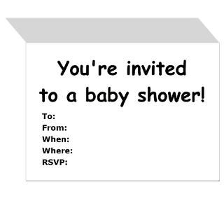 retro baby shower invitations (Pk of 10) by occasionz
