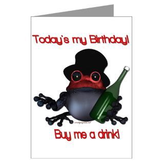 Frog Birthday Greeting Cards  Buy Frog Birthday Cards