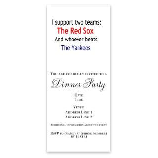 Red Sox Baseball Invitations  Boston Red Sox Baseball Invitation