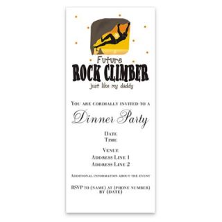 Rock Climber like Daddy Baby Invitations by Admin_CP4019914  507063405
