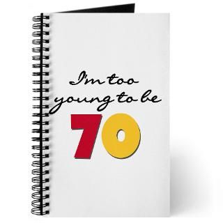 70 Year Old Birthday Journals  Custom 70 Year Old Birthday Journal