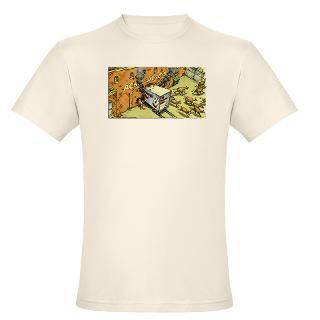 Mens Organic Fitted T shirts  Bizarro Animal Stuff