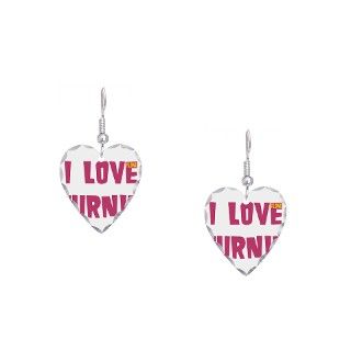 Cna Gifts  Cna Jewelry  I Love Turnip Earring Heart Charm