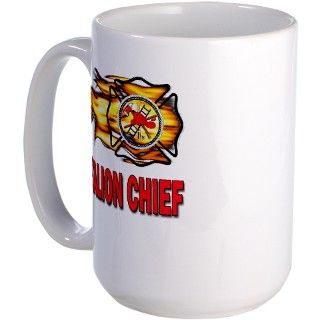 911 Gifts  911 Drinkware  Fire Battalion Chief Large Mug