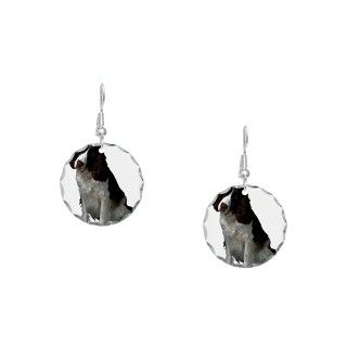 Dog Gifts  Dog Jewelry  Springer spaniel Earring Circle Charm