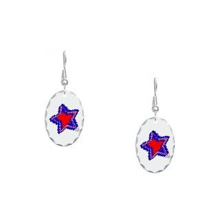 4Th Of July Gifts  4Th Of July Jewelry  Star Shaped Gift Earring