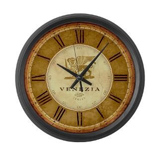 Antique Italian Style Venetian large wall clock for