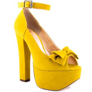 Luichiny Yellow Suede Shoes   Luichiny Yellow Suede