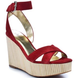 Bamboo   Red Suede, Charles by Charles David, $114.74