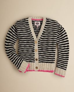 Couture Girls Chunky Stripe Cardigan   Sizes 6 14