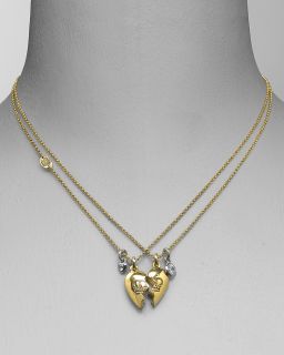 Juicy Couture Sweet Friends Heart Necklace, 14