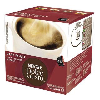 Nescafe Dolce Gusto Dark Roast K Cup, 16 Pack