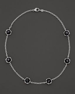 Judith Ripka Eclipse Necklace With Black Onyx, 17