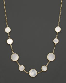 Ippolita 18K Gold Polished Rock Candy Circle Station Necklace in