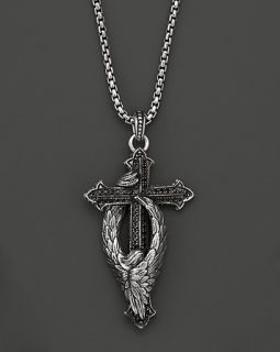 and Black Spinel Protecting the Cross Necklace, 22